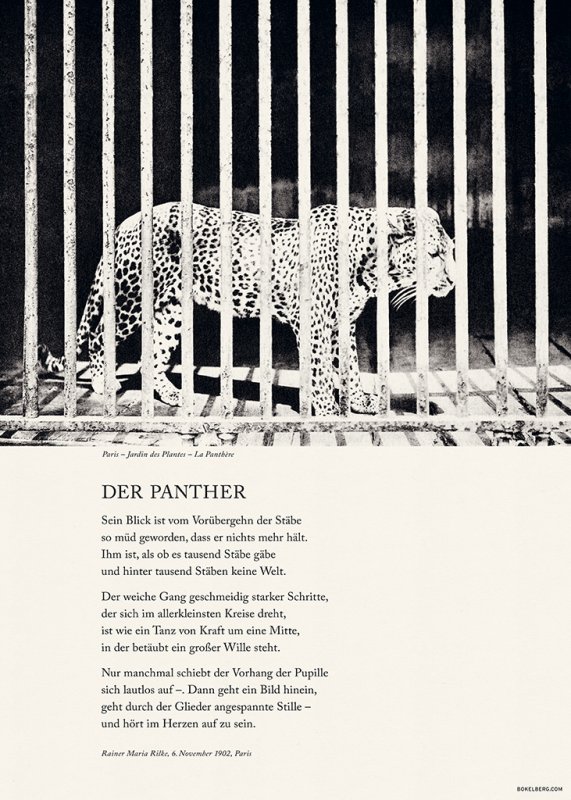 Der Panther, Rainer Maria Rilke